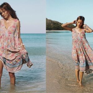 Spell & the Gypsy Seashell Babydoll Midi Dress